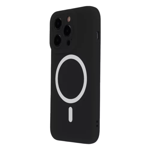 iPhone16 Plus - Hátlap tok MagSafe - fekete - Soft