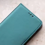 Smart Magnetic Notesz tok - SAMSUNG  S25 Plus dark green (sötétzöld)