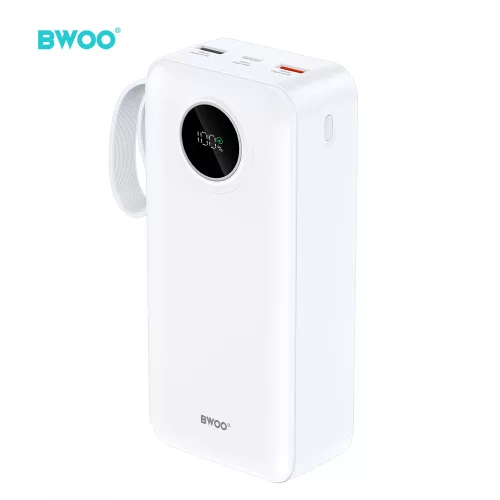 Powerbank - 30000 mAh - fehér - BWOO BO-P64