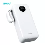 Powerbank - 30000 mAh - fehér - BWOO BO-P64