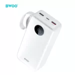 Powerbank - 30000 mAh - fehér - BWOO BO-P64