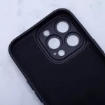 iPhone16 Pro - Hátlapi tok - Fekete - Silicon case