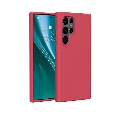 Etteri Szilikon tok - SAMSUNG S25 Ultra raspberry (piros)
