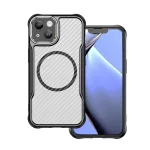 IPhone13 - Hátlap tok MagSafe - fekete - Defender Carbon