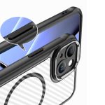 IPhone13 - Hátlap tok MagSafe - fekete - Defender Carbon