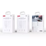 Hálózati tölto - 20W - USB-C + USB-C to Lightning kábel - fehér - XO-CE32