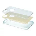 Xiaomi Redmi Note 14 5G - Hátlap tok - arany / csillám - Glitter 3in1