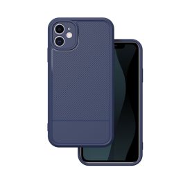 iphone11 - Hátlap tok - kék - carbon - Simple Carbon