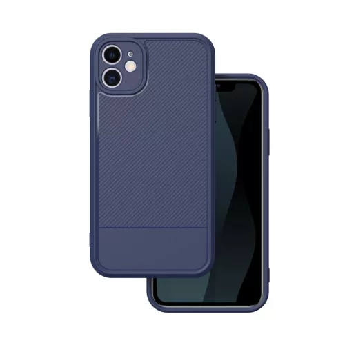 iPhone11 - Hátlapi tok - kék - Simple Carbon