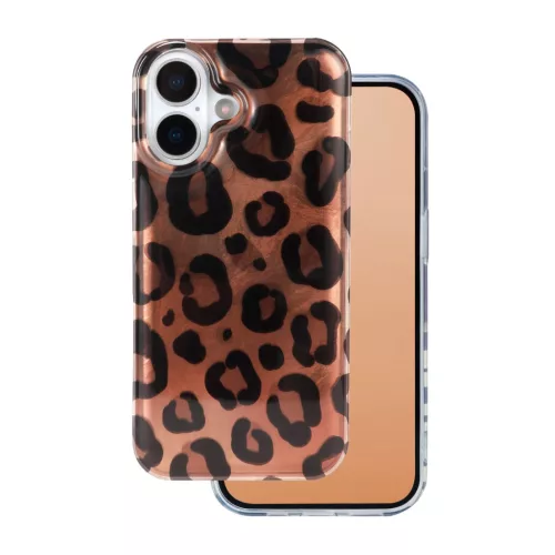 iPhone16 - Hátlapi tok - párduc - Animal Print