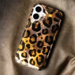 iPhone16 - Hátlapi tok - párduc - Animal Print