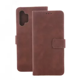 Samsung S26 Plus - Notesz tok - barna - Smart Velvet