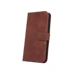 Samsung S26 Plus - Notesz tok - barna - Smart Velvet