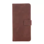 Samsung S26 Plus - Notesz tok - barna - Smart Velvet