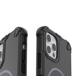 iPhone12 - Hátlapi tok MagSafe - fekete - Defender 2in1 Mag