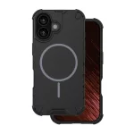 iPhone16 - Hátlapi tok Magsafe - fekete - Defender 2in1 