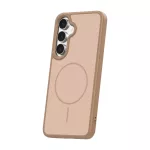 Samsung S26 Plus - Hátlapi tok MagSafe - barna - Frame Thin Mag