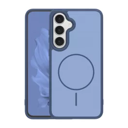   Samsung S26 Plus - Hátlap tok MagSafe - kék - Frame Thin Mag
