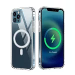 Samsung S26 Plus - Hátla tok MagSafe - átlátszó - Anti Shock 1,5 mm