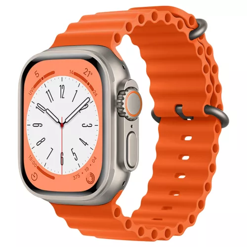 Óraszíj - Apple Watch(42/44/45/46/49mm) -narancs-Watchband(W038)- Techsuit