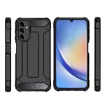 Techsuit - Hátlap tok - Hybrid Armor - Samsung Galaxy A34 5G - Black (fekete)