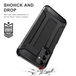 Techsuit - Hátlap tok - Hybrid Armor - Samsung Galaxy A34 5G - Black (fekete)