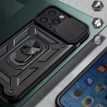 iPhone13 - Hátlap tok - fekete - Techsuit CamShield