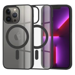 iPhone13 Pro - Hátlap tok MagSafe - fekete - Techsuit