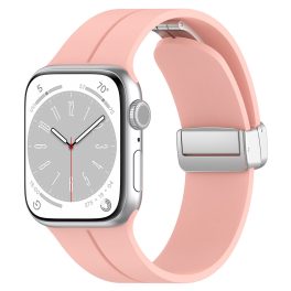   Techsuit - Watchband (W011) - Apple Watch 1/2/3/4/5/6/7/8/9/10/SE/SE 2 (38/40/41/42mm) - Pink (rózsaszín)