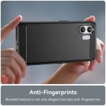 Techsuit - Carbon Szilikon tok - Nothing Phone (2) - Black (fekete)