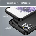 Techsuit - Carbon Szilikon tok - Nothing Phone (2) - Black (fekete)