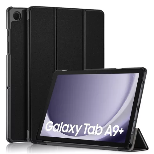 Techsuit - FoldPro Notesz tok - SAMSUNG  Tab A9 Plus - Black (fekete)