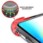 Samsung A21s - Hátlap tok - átlátszó - Techsuit Shockproof Clear Sil