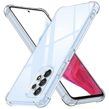   Techsuit - Hátlap tok - Shockproof Clear Szilikon - Samsung Galaxy A53 5G - (átlátszó)
