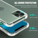 iPhone12 Pro - Hátlap tok - átlátszó - Techsuit Shockproof