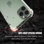 iPhone15 Pro - Hátlap tok - átlátszó - Techsuit Shockproof