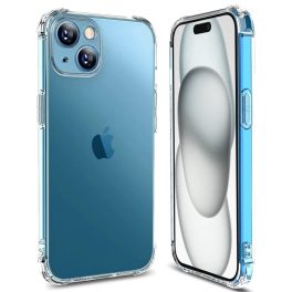   iPhone15 Plus - Hátlap tok - átlátszó - Techsuit Shockproof
