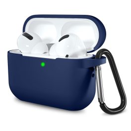   Techsuit - Szilikon tok - for AirPods Pro 1 / 2, Smooth Ultrathin Material - Navy Blue (kék)