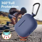 Techsuit - Szilikon tok - for AirPods Pro 1 / 2, Smooth Ultrathin Material - Navy Blue (kék)