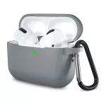 Techsuit - Szilikon tok - for AirPods Pro 1 / 2, Smooth Ultrathin Material - Grey (szürke)