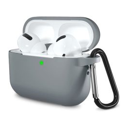   Techsuit - Szilikon tok - for AirPods Pro 1 / 2, Smooth Ultrathin Material - Grey (szürke)