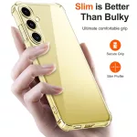 Samsung S24 Plus - Hátlap tok - átlátszó - Techsuit Shockproof