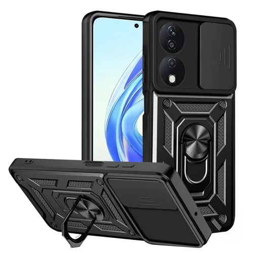 Honor X7b / X7b 5G / 90 SMART - Hátlap tok - fekete - Techsuit CamShield Se