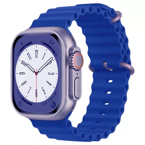 Óraszíj - Apple Watch (42/44/45/46/49mm) - kék - Watchband(W038) - Techsuit