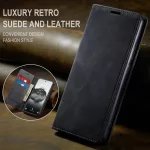 Honor X7b / X7b 5G / 90 SMART - Notesz tok - fekete - Techsuit Confy Cover