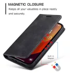 Honor X7b / X7b 5G / 90 SMART - Notesz tok - fekete - Techsuit Confy Cover