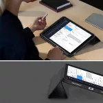 Tablet - iPad 10 (2022) 10.9 / 11 (2025) - Notesz tok - szürke - Flex Trifo