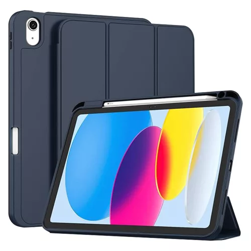 Tablet - iPad 10 (2022) 10.9 / 11 (2025) - Notesz tok - kék - Flex Trifold