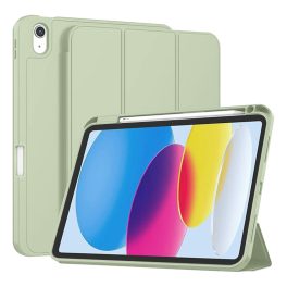   Tablet - iPad 10 (2022) 10.9 / 11 (2025) - Notesz tok - zöld - Flex Trifold