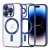 iPhone14 Pro - Hátlap tok MagSafe - sötétkék - Techsuit Luxury Crystal